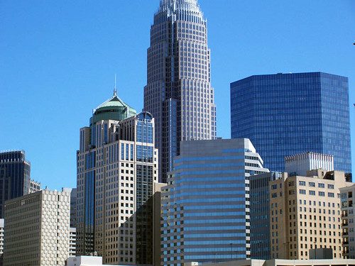Uptown Charlotte skyline